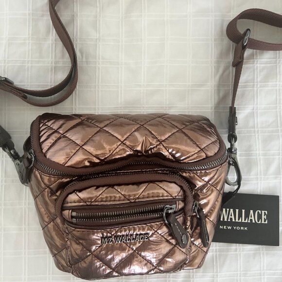 MZ WALLACE - Micro Crosby Sling Bag Copper Metallic - Picture 3 of 8